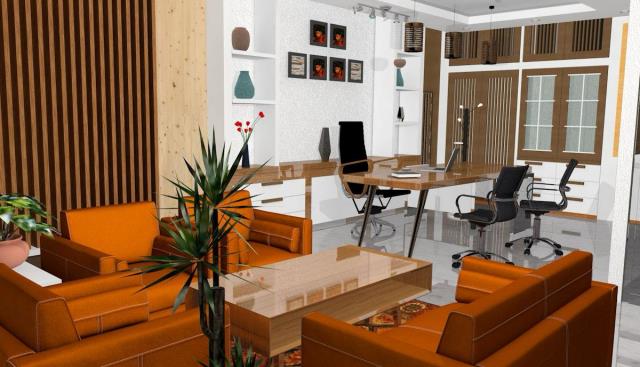 Interior Premium - Desain interior dengan material berkualitas tinggi