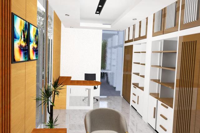 Storage Built-in - Sistem penyimpanan custom terintegrasi dengan desain ruangan